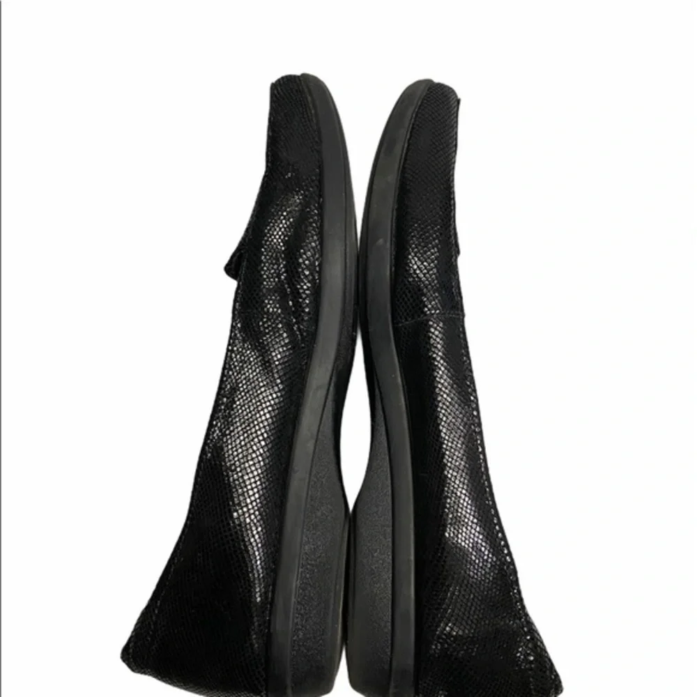 CLARKS | loafers black leather cushion 9.5 - Picture 5 of 7